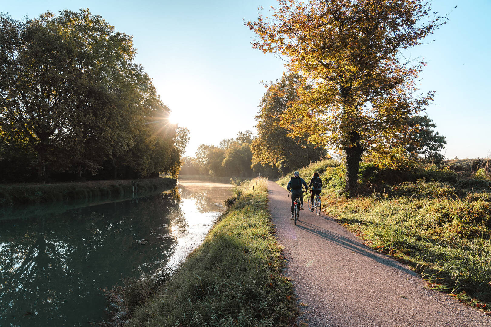 Canal des 2 Mers by bike Atlantic Mediterranean sea